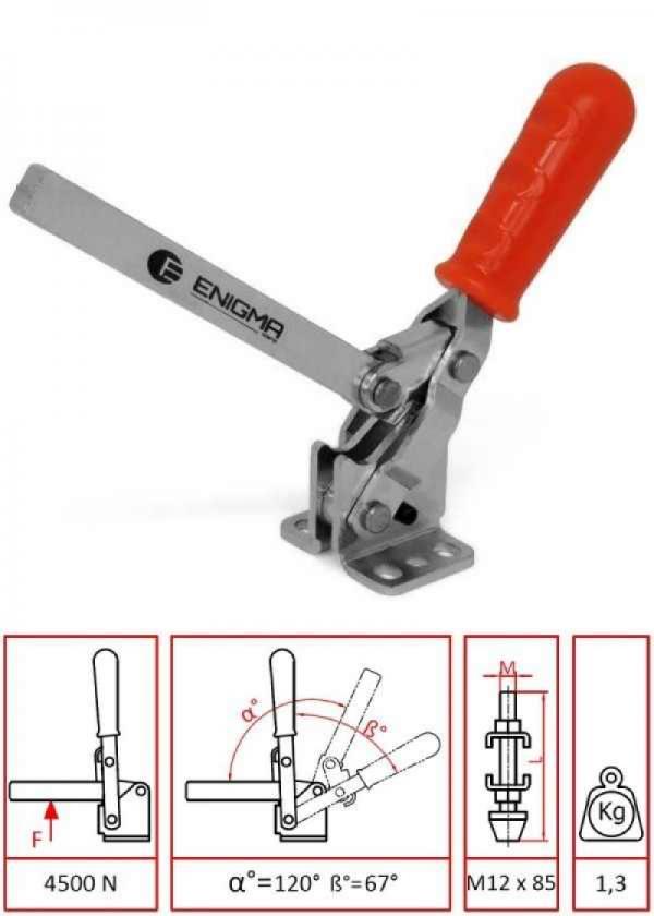 Lamalı Yatay Taban Klemp / 1105 Y-L (1247 UA-L)