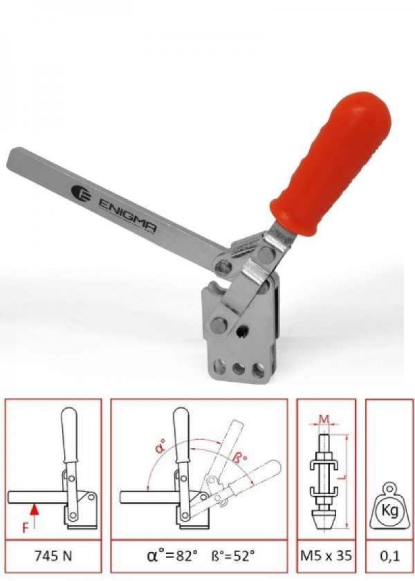 Lamalı Dikey Taban Klemp / 1101 D-L (1201 UD-L)