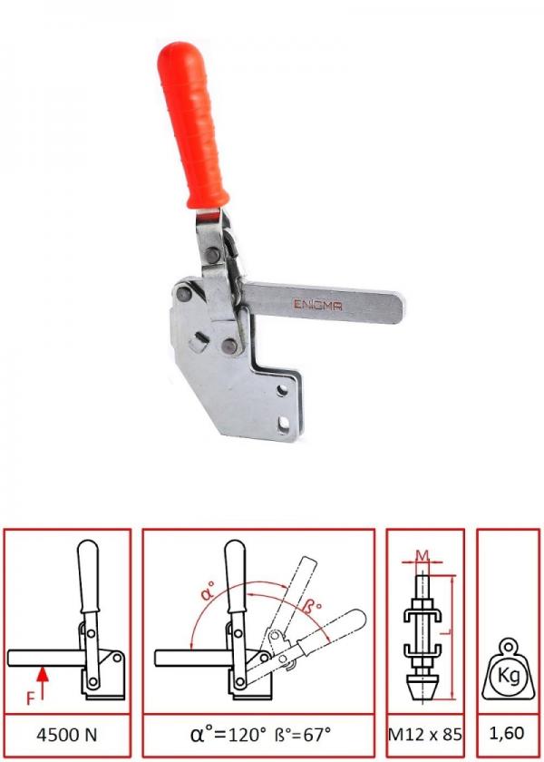 Lamalı Plaka Taban Klemp / 1105 P-L (1247 UFD-L)