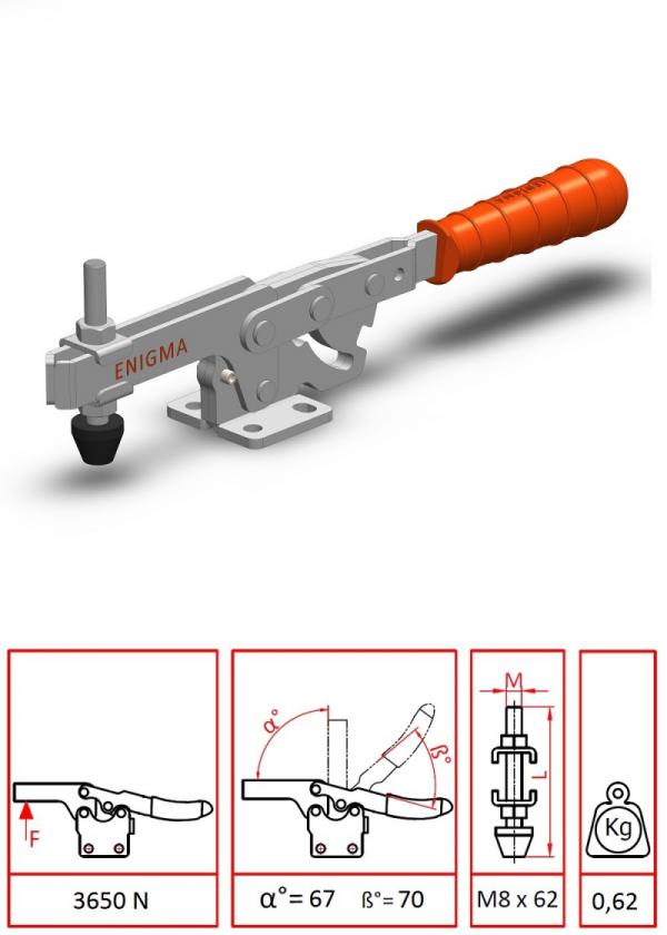 Horizontal Base Clamps / 1234 Y