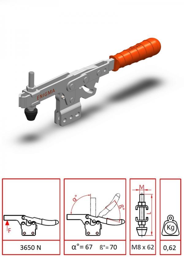 Vertical Base Clamps / 1234 D